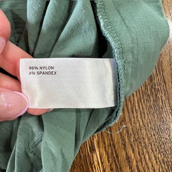 Duluth Trading Co. Heirloom Gardening Bib Overalls Womens XXL Green Fir Stretch - Picture 8 of 10